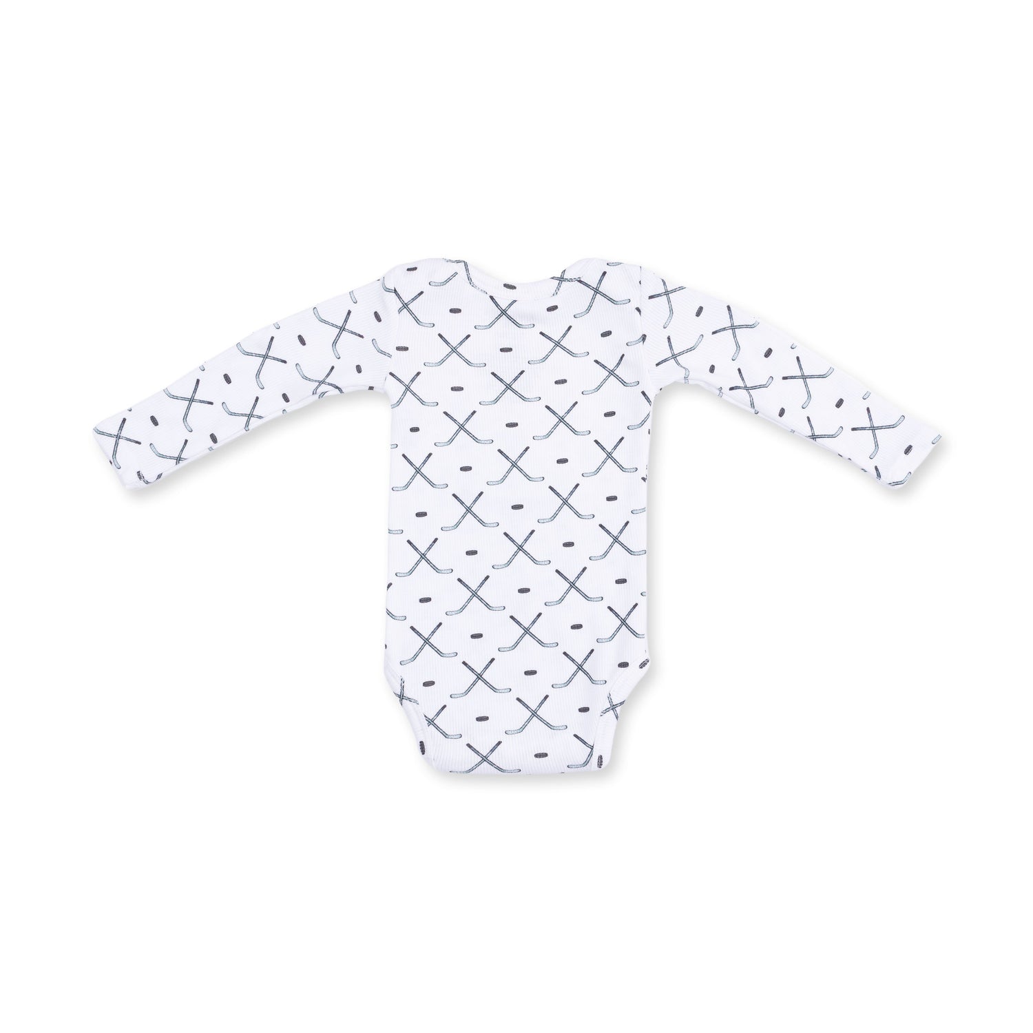 Simple Hockey - Long Sleeve Bodysuit by Angel Dear (view 2 of 2)