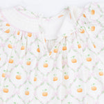 Pretty Pumpkin Trellis - Jane Puff Sleeve Bishop Dress and Bloomer by Angel Dear