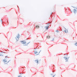 Leslie Rose - Sofia Dress with Oversize Collar and Bloomer by Angel Dear