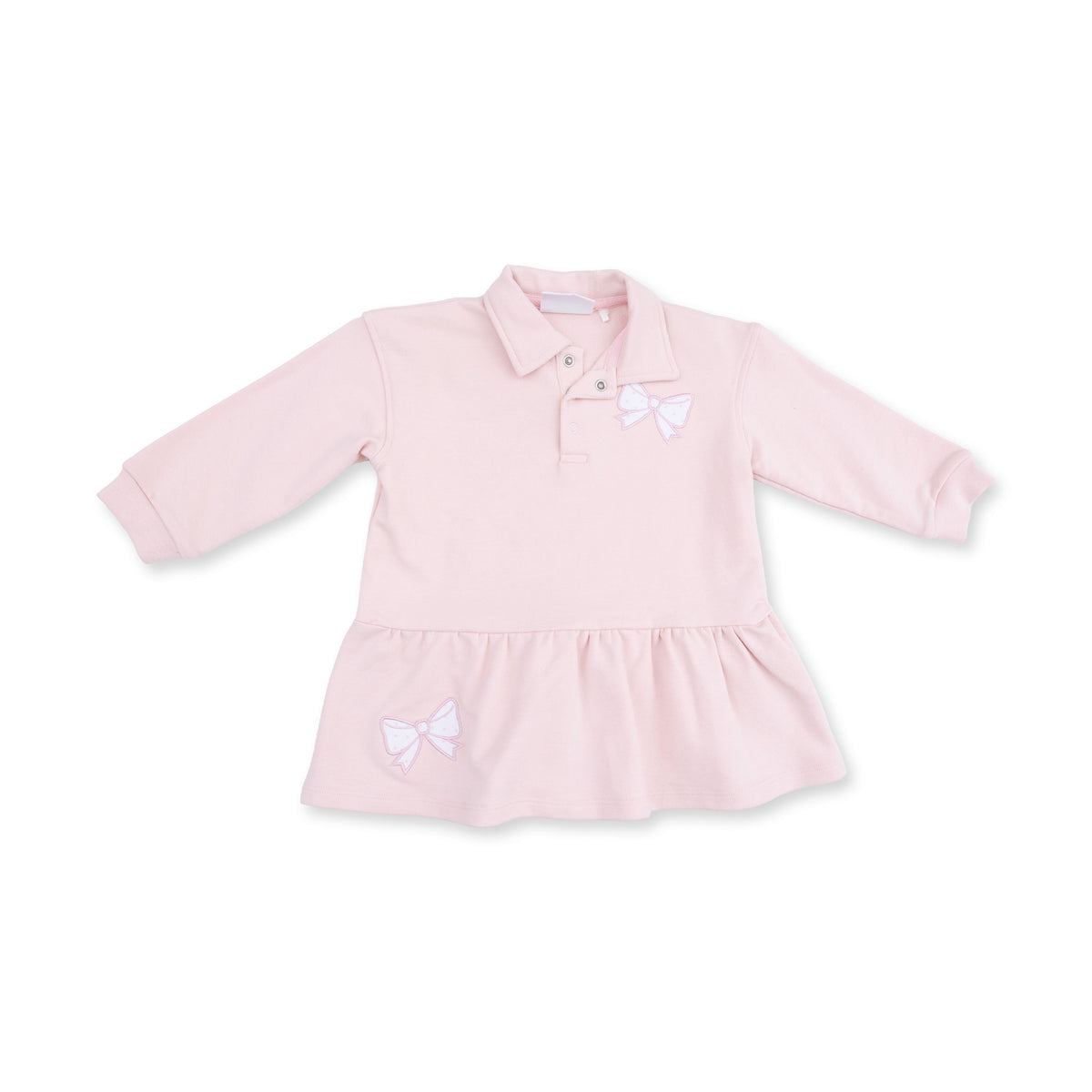 Veiled Pink Bows - Polo Dress and Legging by Angel Dear