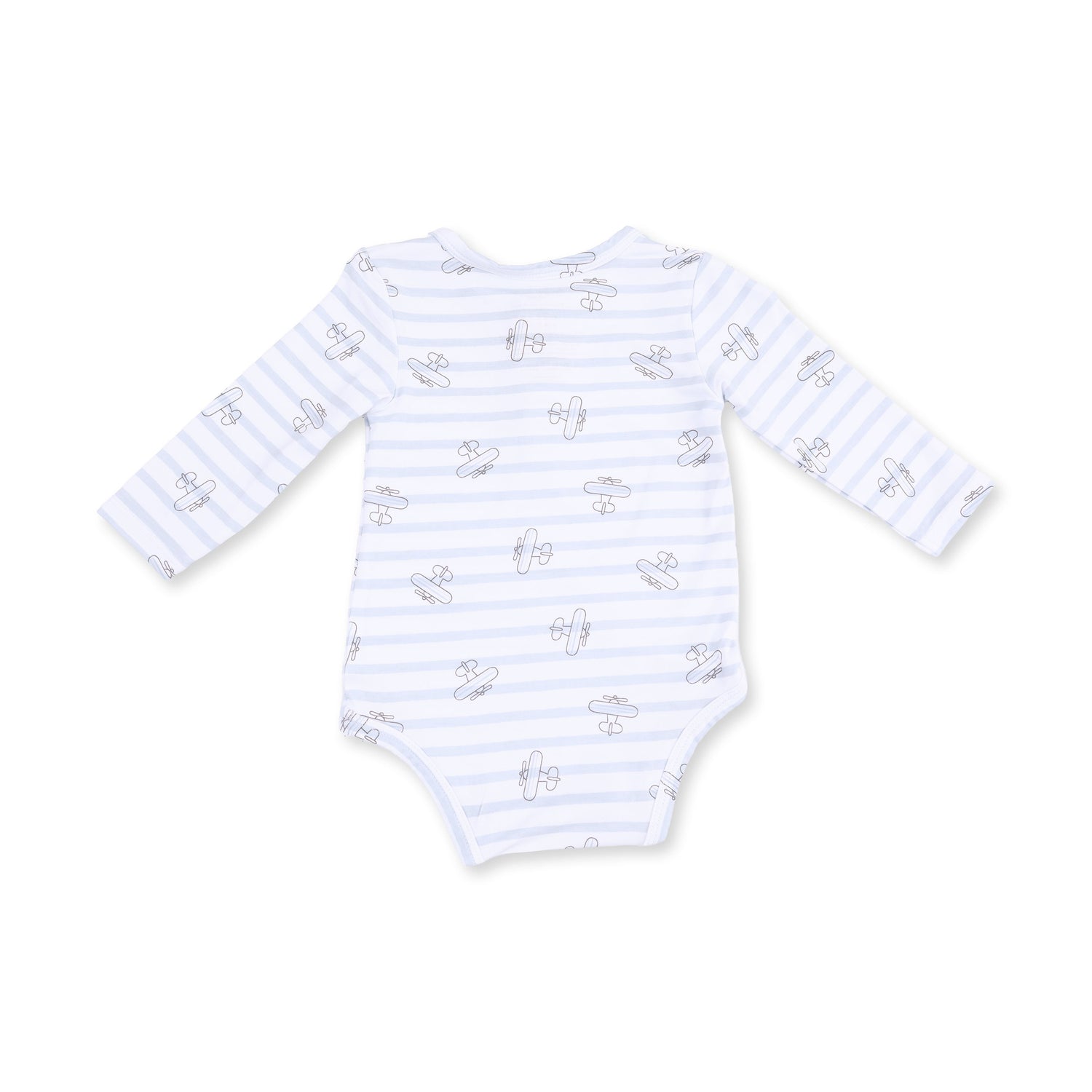 Airplane Stripe - Henley Bodysuit