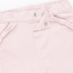 Veiled Pink Corduroy - Adjustable Pants and Bow Pocket by Angel Dear