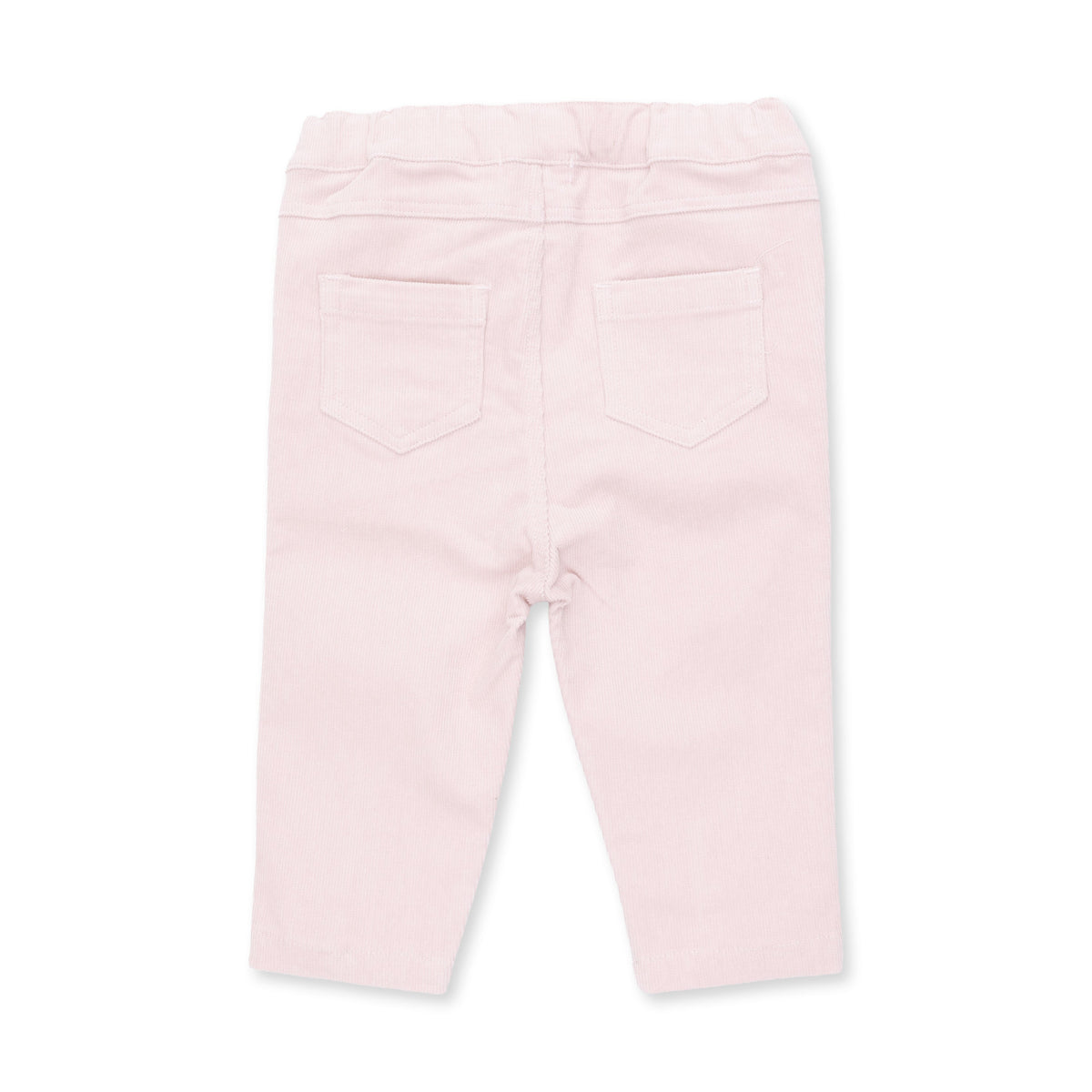 Veiled Pink Corduroy - Adjustable Pants and Bow Pocket by Angel Dear
