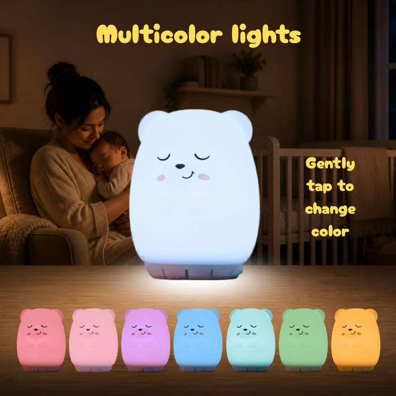 Sleeping Pal portable baby night light with soothing sound machine.