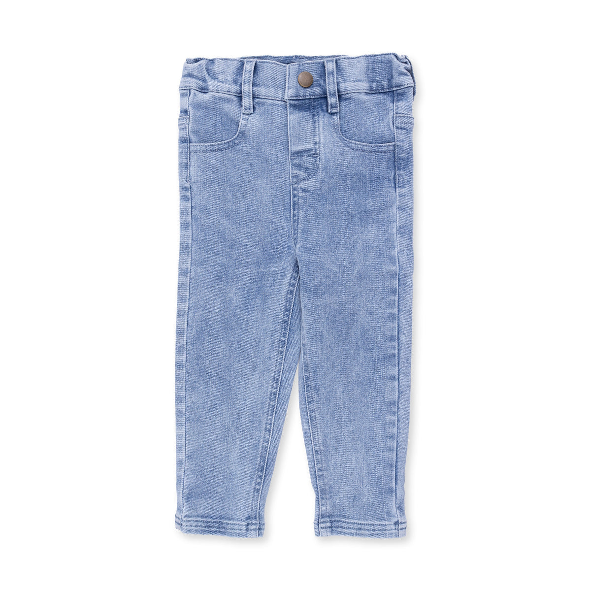 Old School Blue Stretch Denim - Adjustable Pants by Angel Dear
