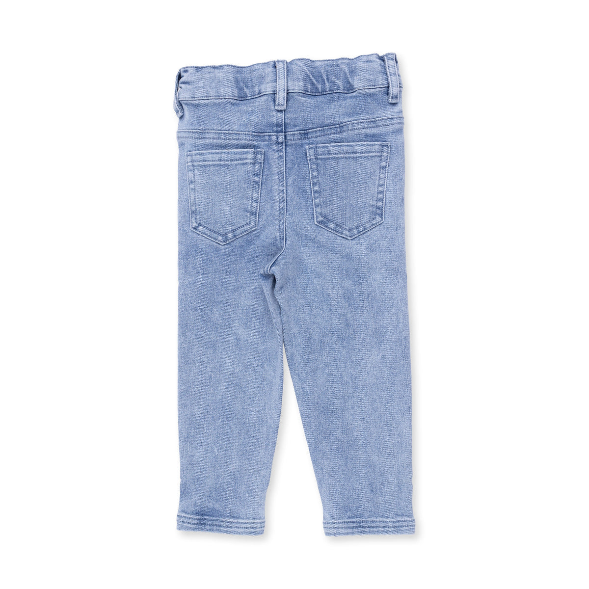 Old School Blue Stretch Denim - Adjustable Pants by Angel Dear