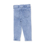 Old School Blue Stretch Denim - Adjustable Pants by Angel Dear