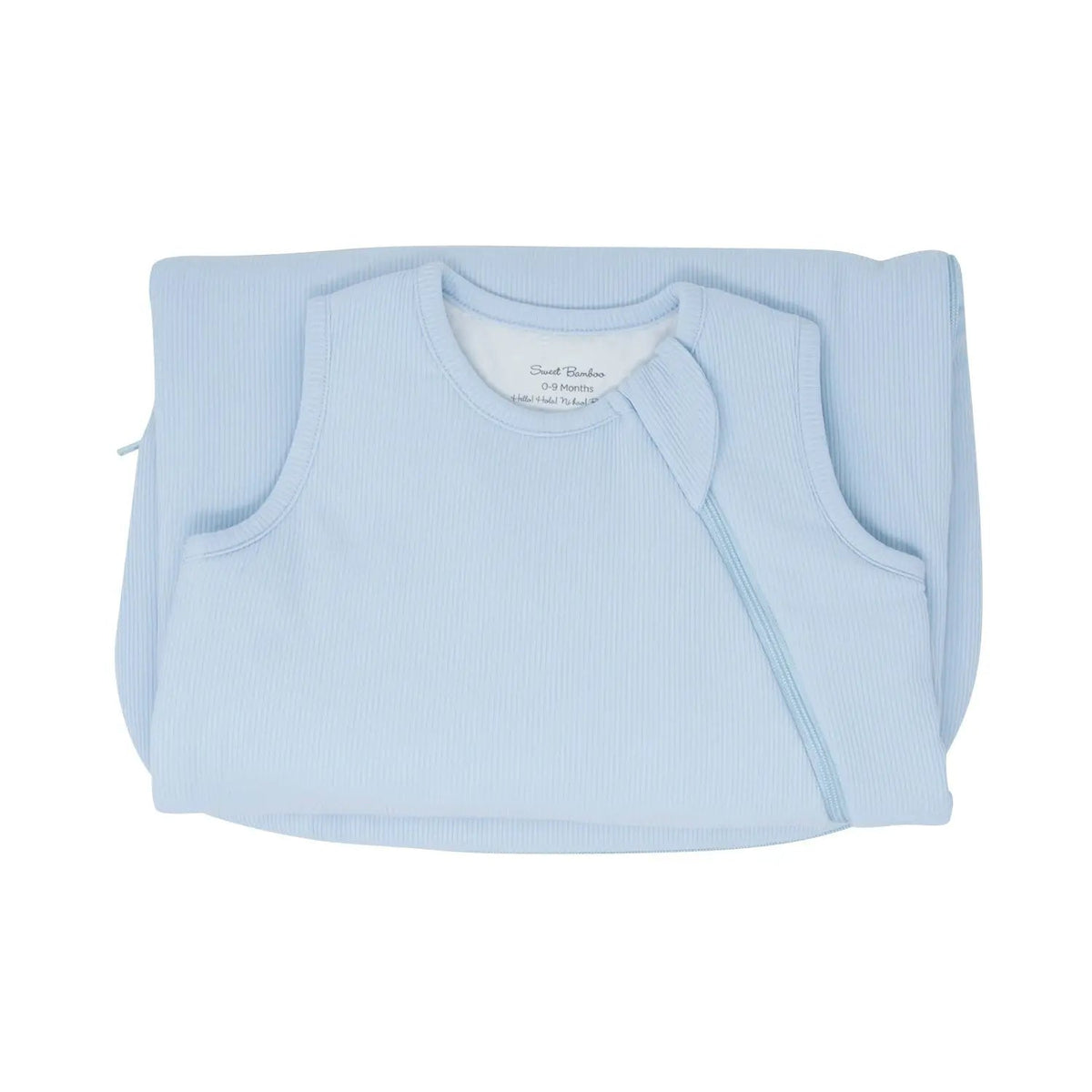 Sweet Bamboo 1.5 TOG Sleep Sack Bashful Blue Rib - 