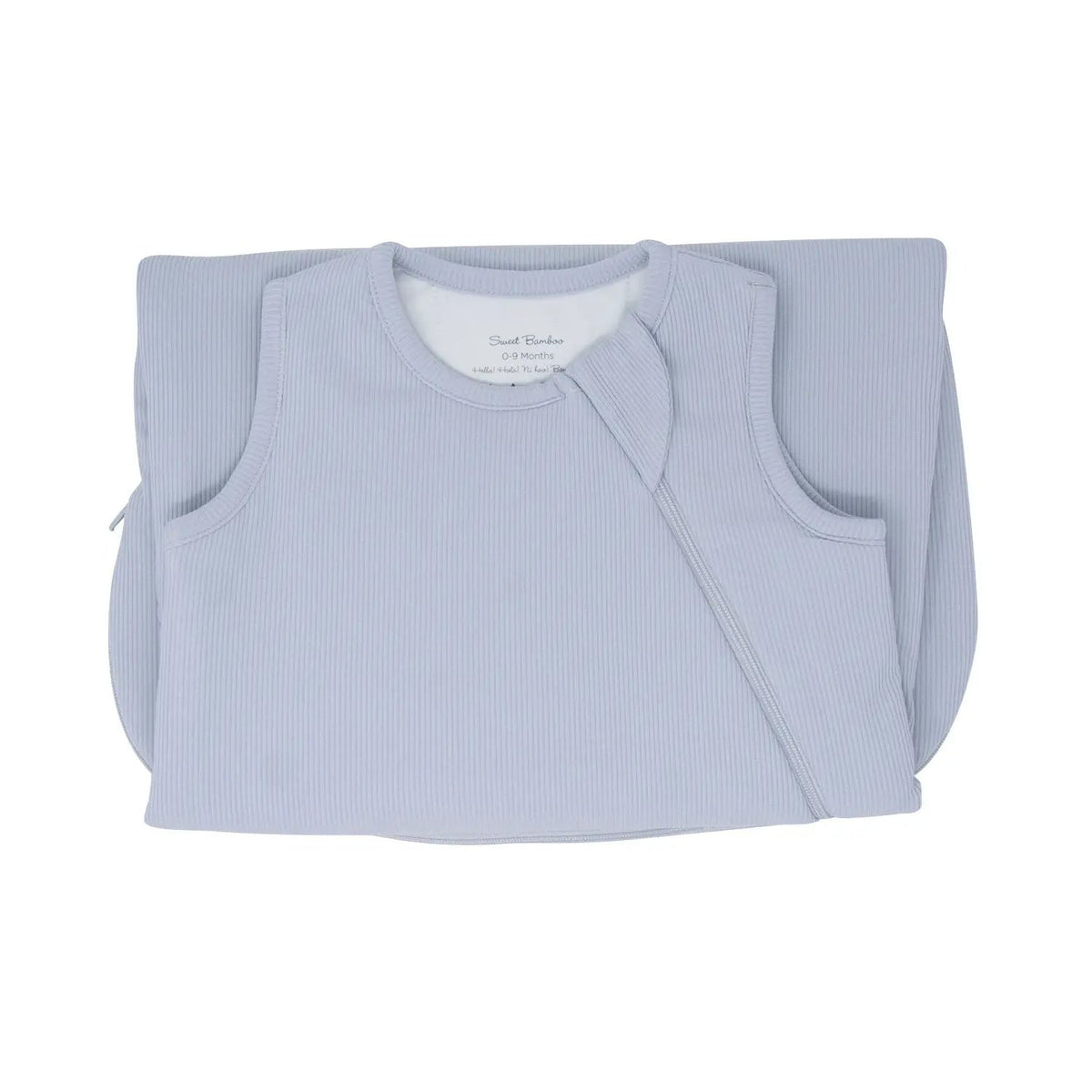 Sweet Bamboo 1.5 TOG Sleep Sack Glacial Grey Rib - 