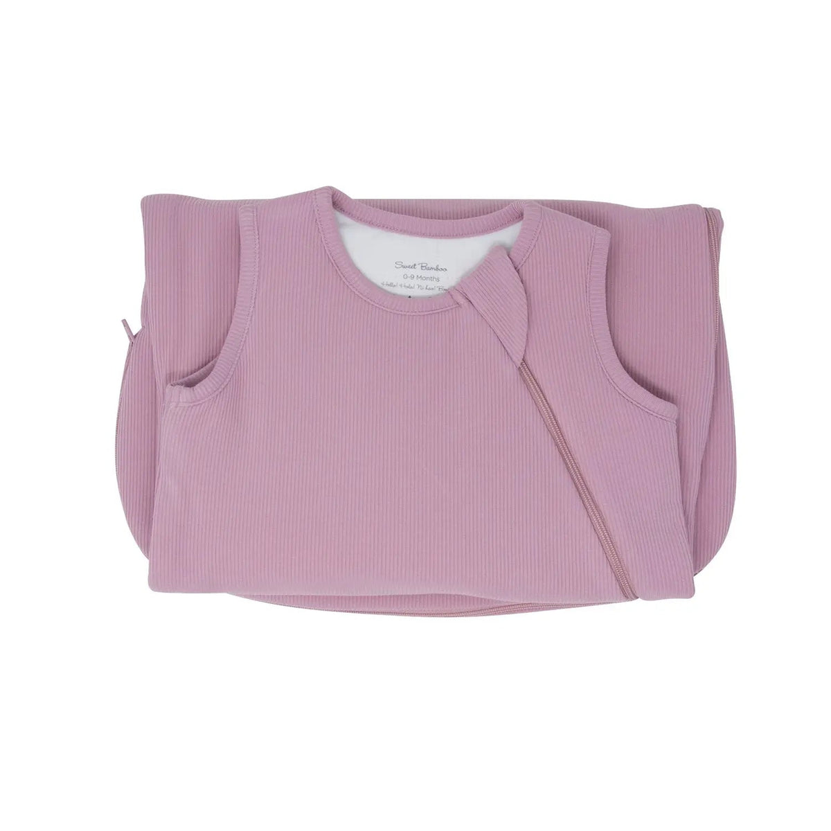 Sweet Bamboo 1.5 TOG Sleep Sack Petunia Pink Rib - 