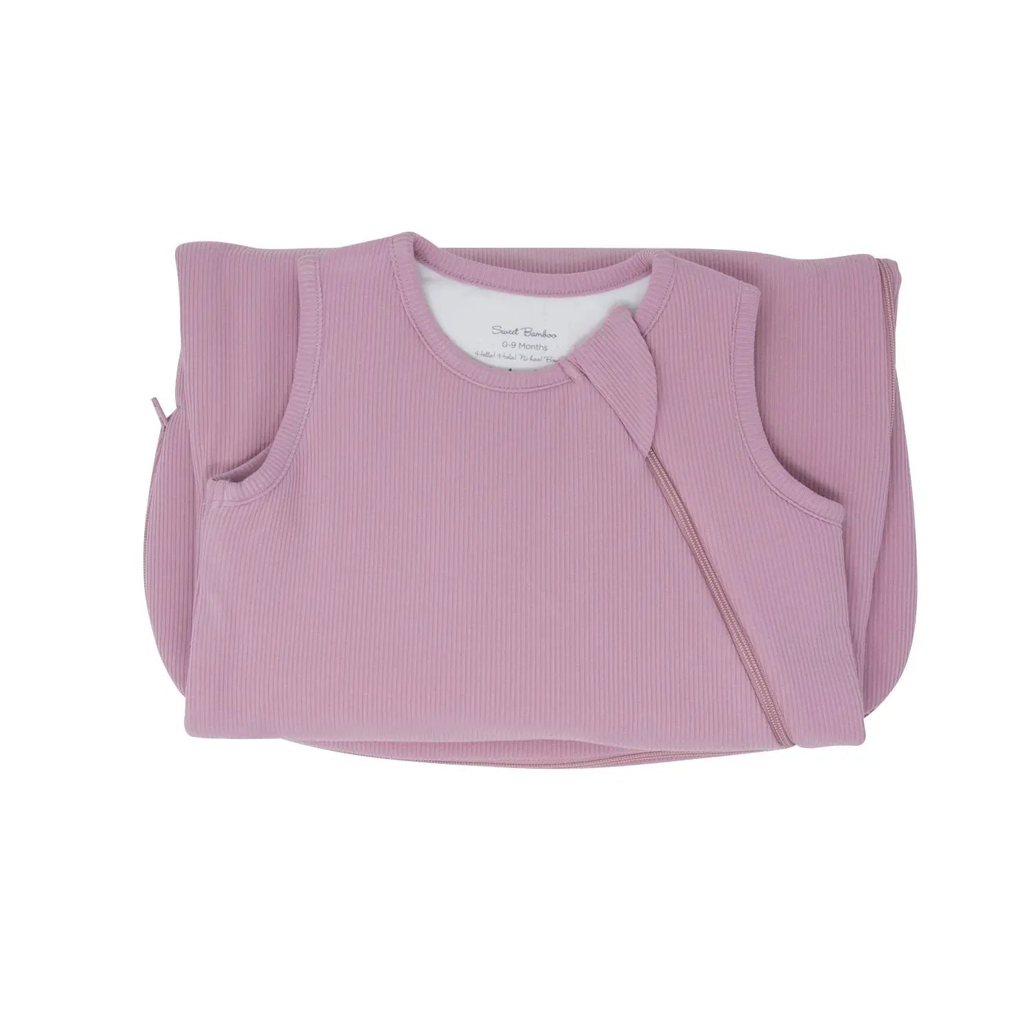 Sweet Bamboo 1.5 TOG Sleep Sack Petunia Pink Rib - 
