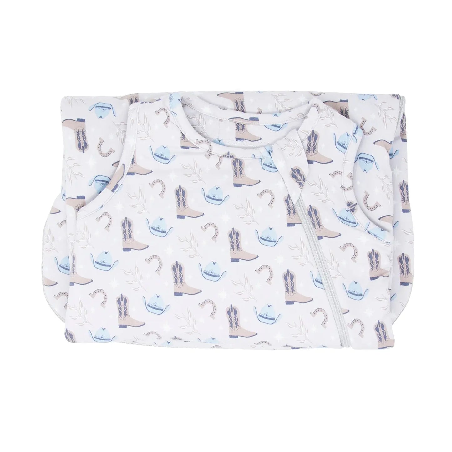 1.5 Tog Sleep Sack for Infants with 2 Way J Zipper and Quilted Lining for 0 to 9 Months Sweet Bamboo