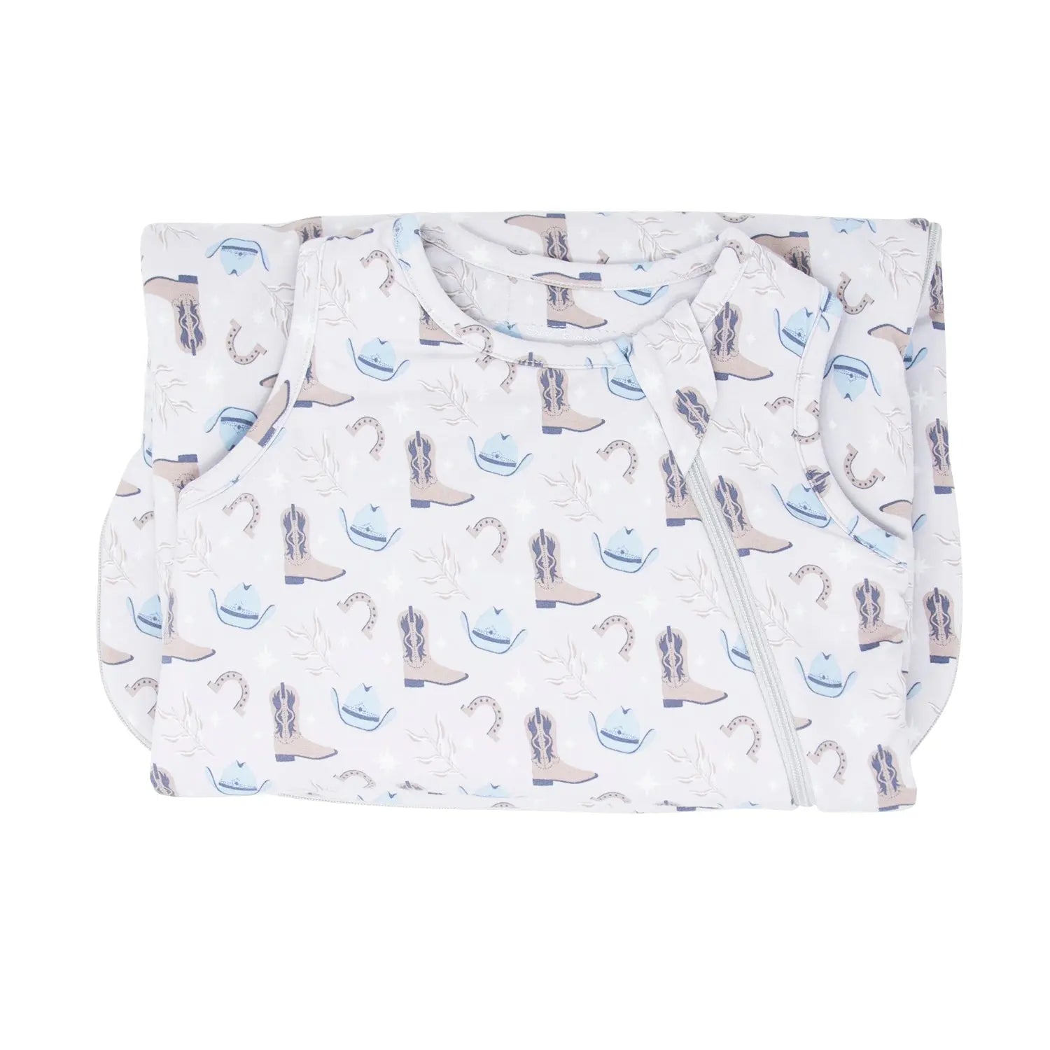 1.5 Tog Sleep Sack for Infants with 2 Way J Zipper and Quilted Lining for 0 to 9 Months Sweet Bamboo