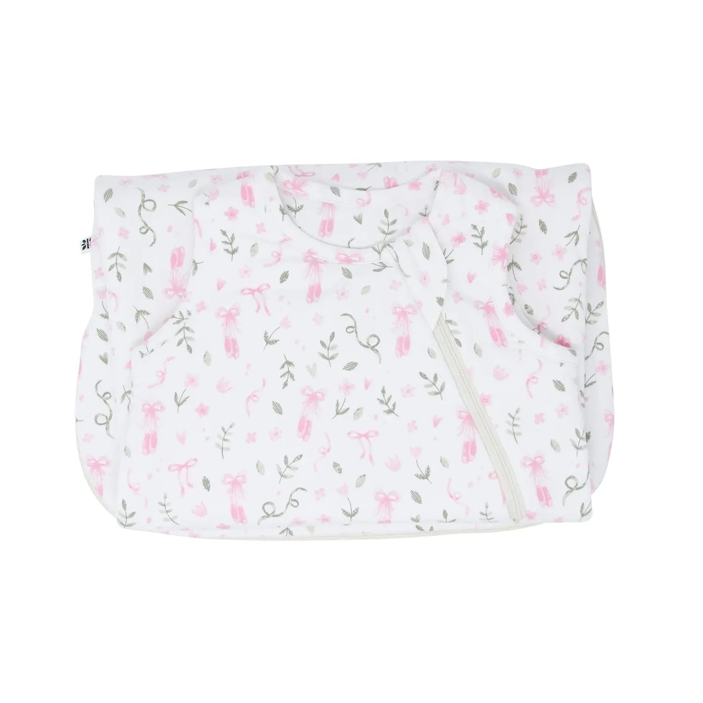 1.5 Tog Sleep Sack for Infants with 2 Way J Zipper and Quilted Lining Size 0 to 9 Months Sweet Bamboo