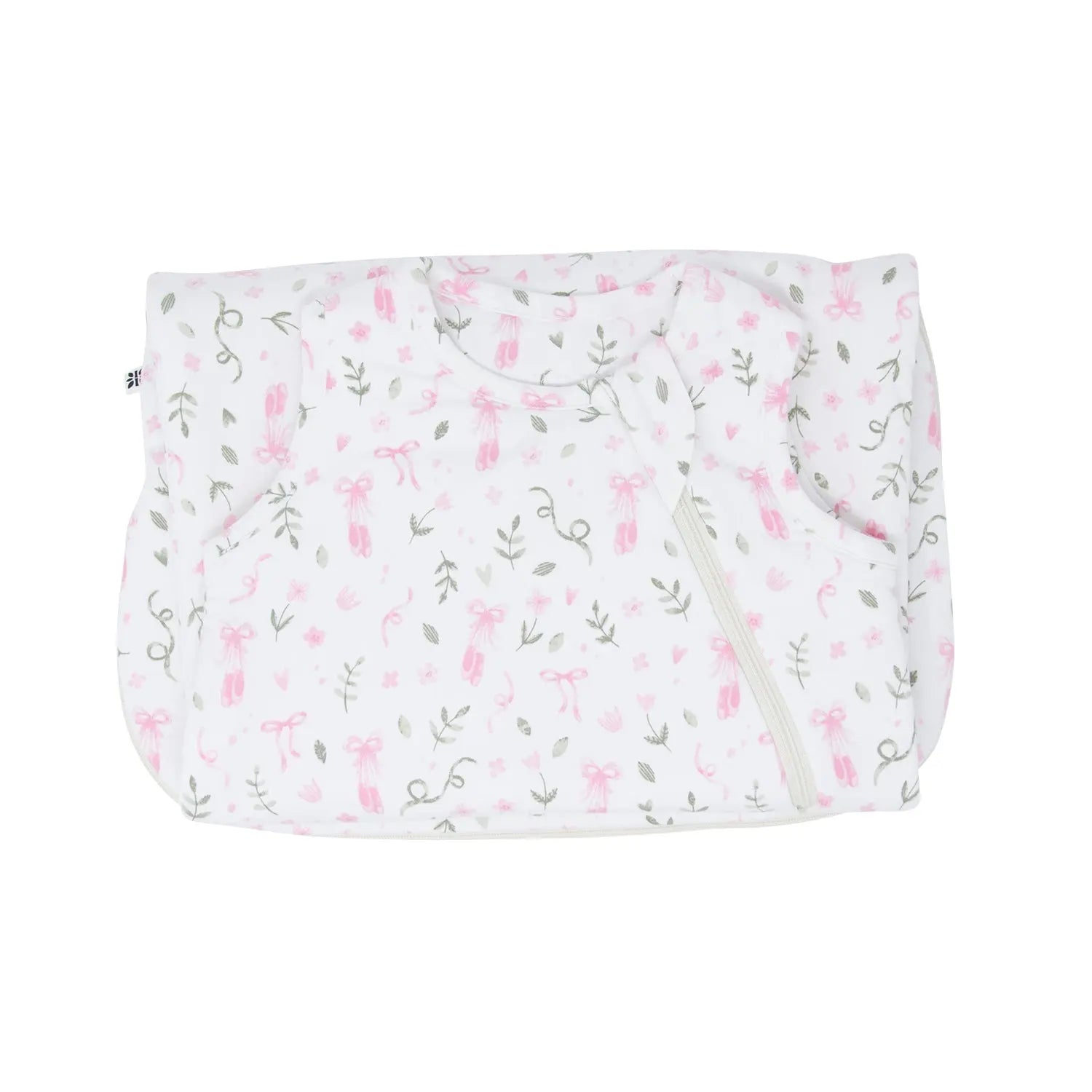 1.5 Tog Sleep Sack for Infants with 2 Way J Zipper and Quilted Lining Size 0 to 9 Months Sweet Bamboo