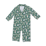 Christmas Dogs Uni - Long Sleeve Coat Style Romper by Angel Dear