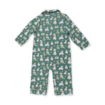 Christmas Dogs Uni - Long Sleeve Coat Style Romper by Angel Dear