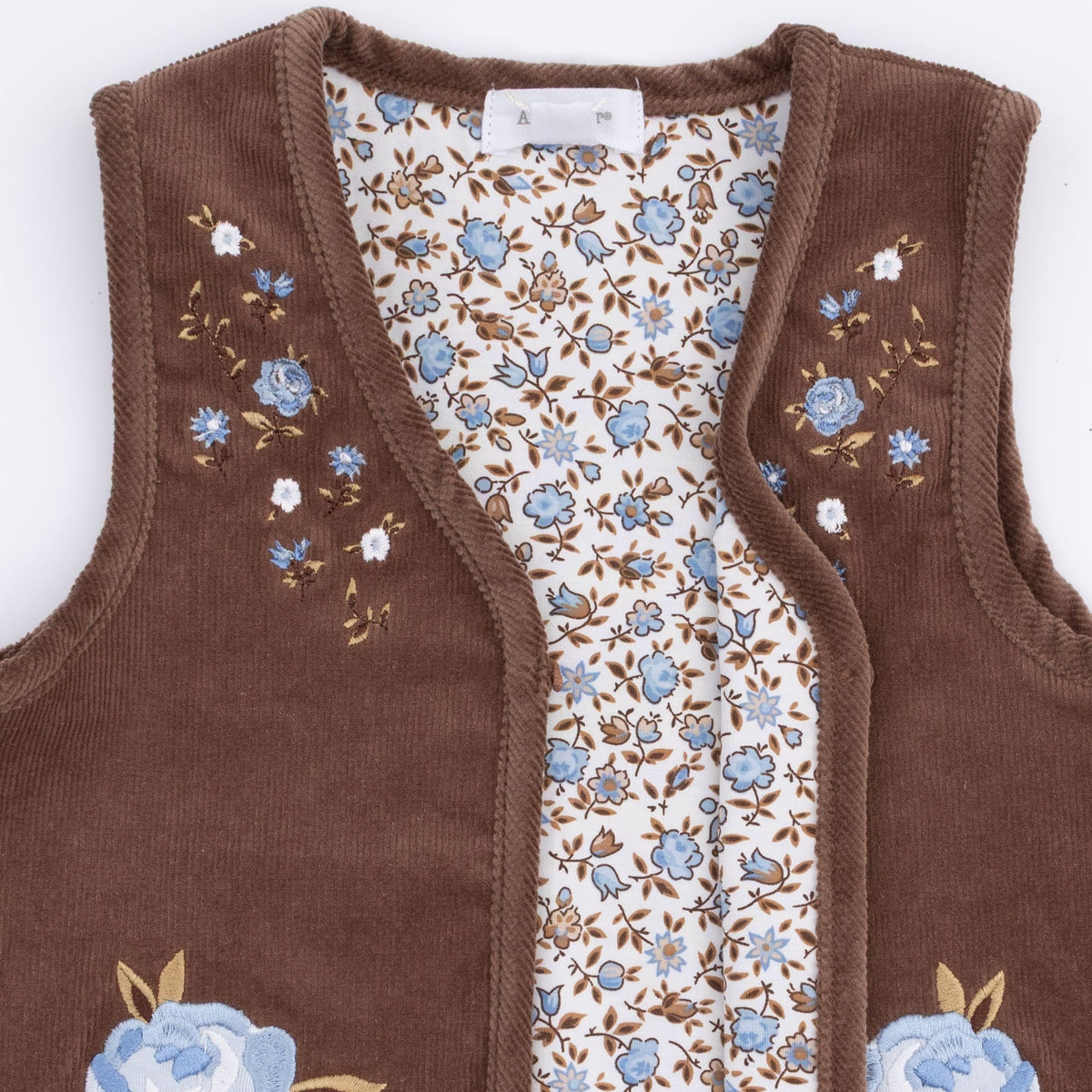 Hazel Floral - Vest with Lining by Angel Dear