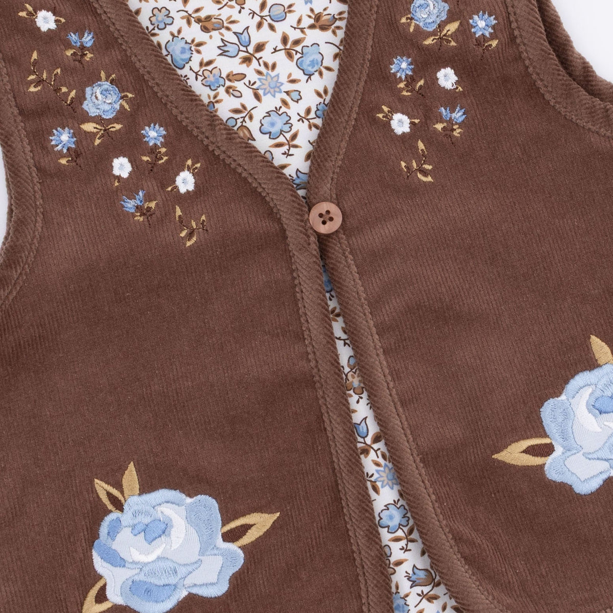 Hazel Floral - Vest with Lining by Angel Dear