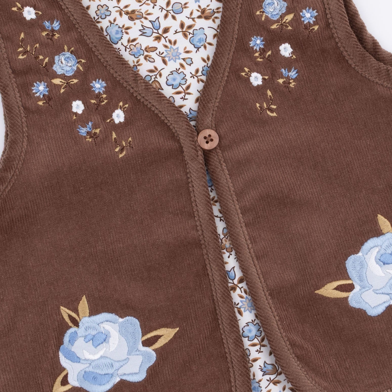 Hazel Floral - Vest with Lining by Angel Dear