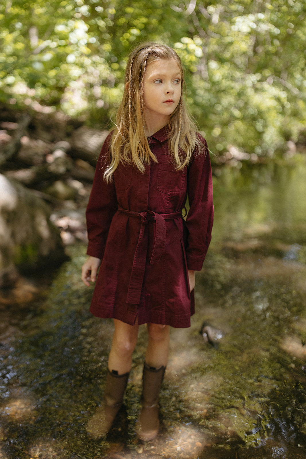 Gracie Denim Dress by Crew Kids NY
