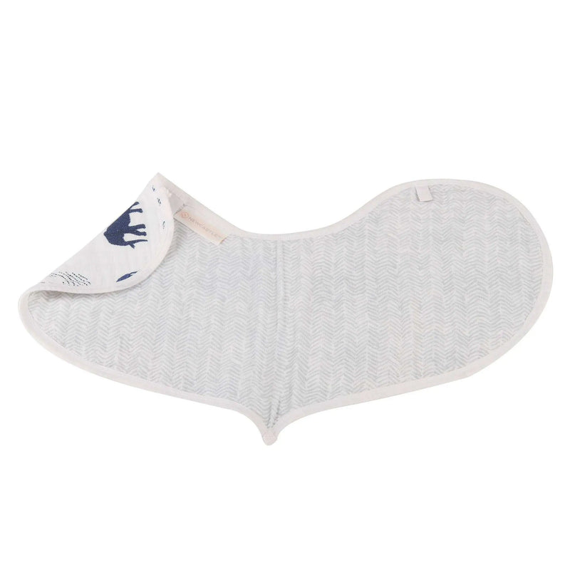 Newcastle Classics - In The Wild Elephant Burp Cloth Bibs - Set of 2