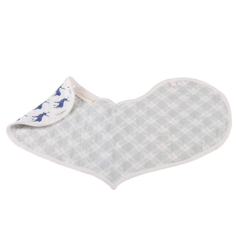 Newcastle Classics - In The Wild Elephant Burp Cloth Bibs - Set of 2