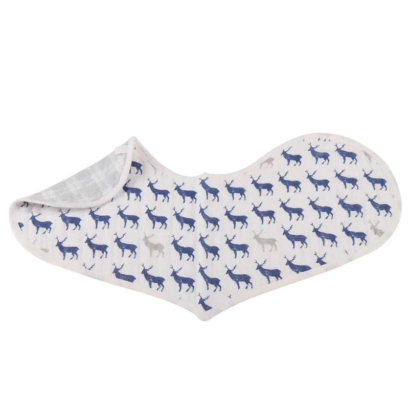 Newcastle Classics - In The Wild Elephant Burp Cloth Bibs - Set of 2