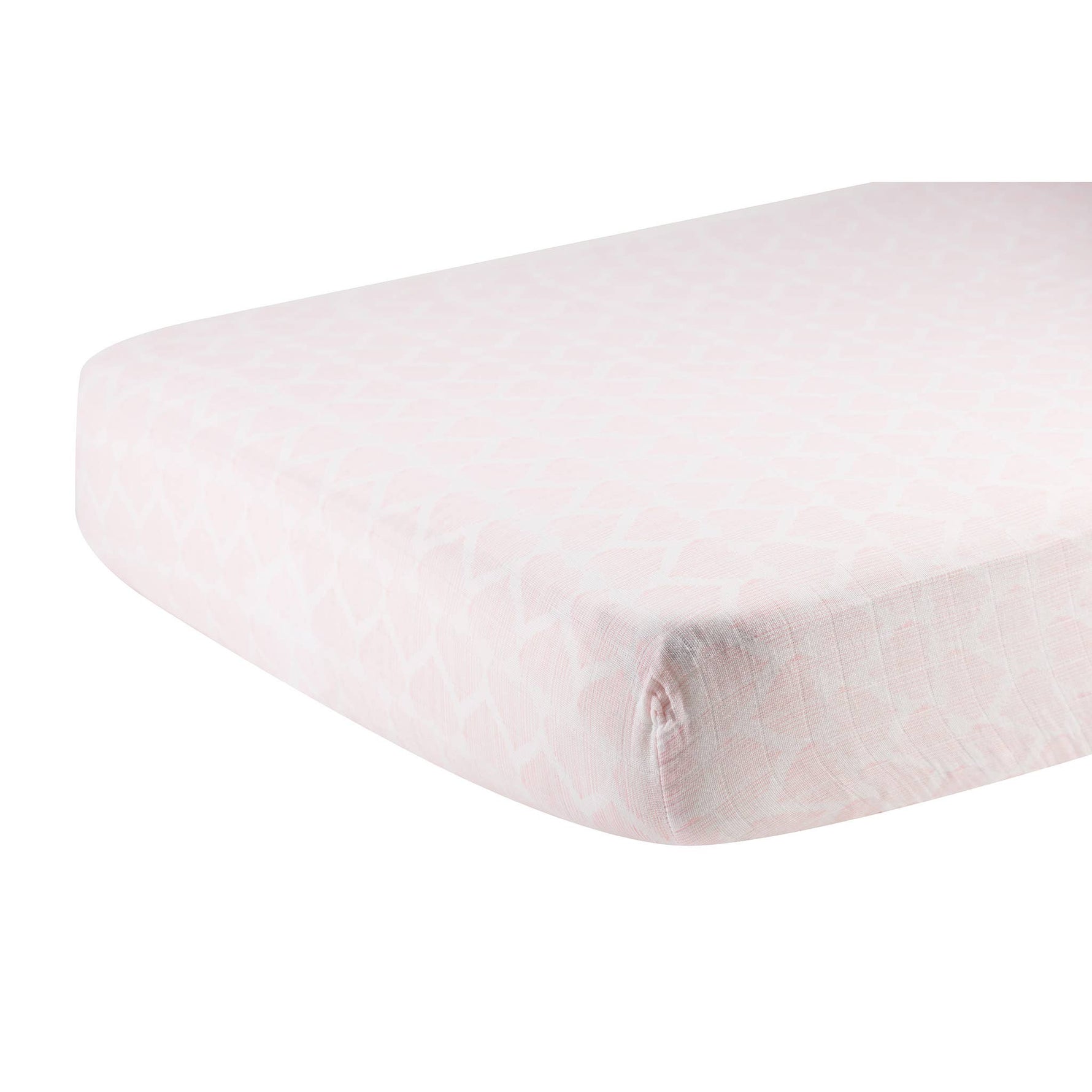 Newcastle Classics breathable natural cotton muslin crib sheet for babies.