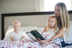 Newcastle Classics Fire Truck Dalmatian 4-layer cotton blanket for kids.