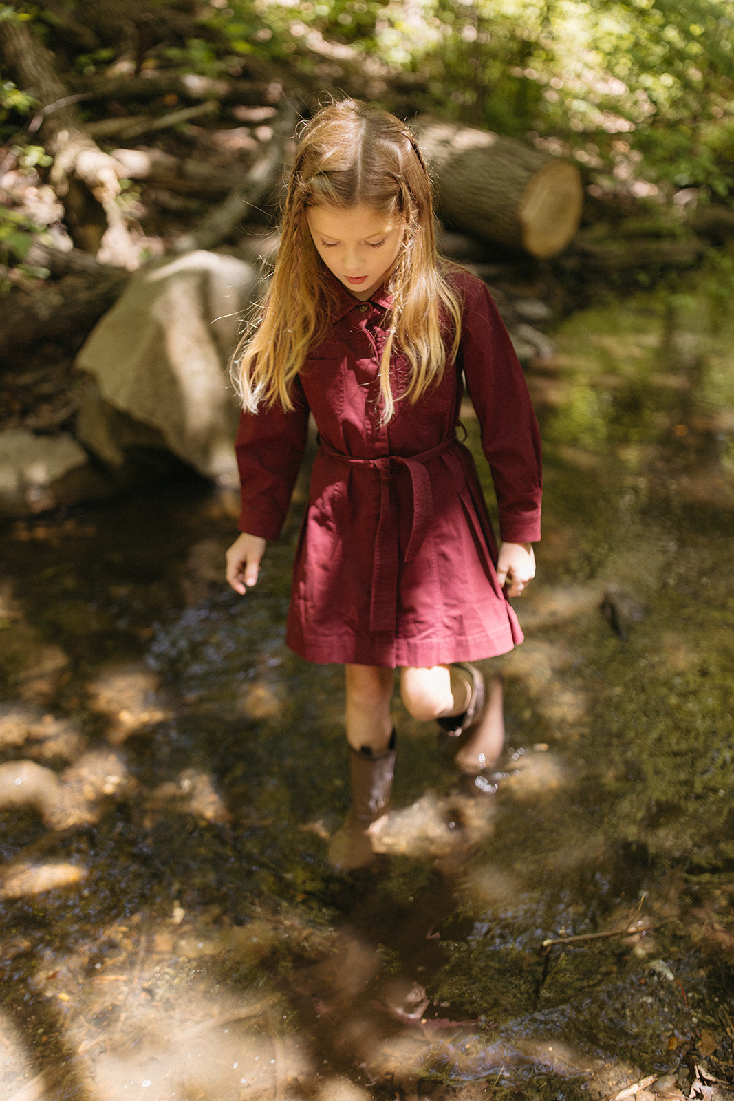 Gracie Denim Dress by Crew Kids NY