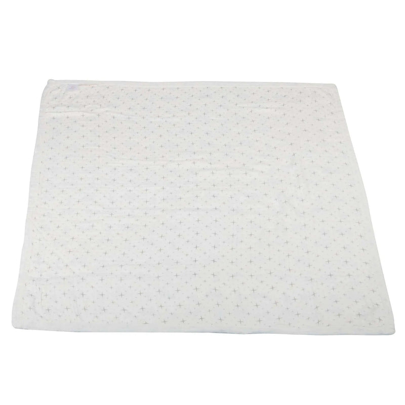 Newcastle Classics hot air balloon and north star bamboo muslin blanket.