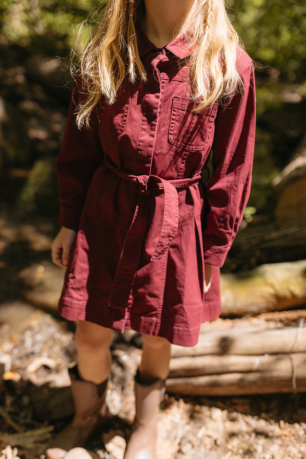Gracie Denim Dress by Crew Kids NY