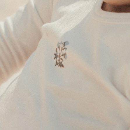 The Printed Blanket - Zara Embroider Blue by Lovely Littles
