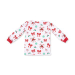 Bows & Candy Canes - Long Sleeve Loungewear Set by Angel Dear