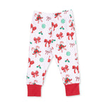 Bows & Candy Canes - Long Sleeve Loungewear Set by Angel Dear