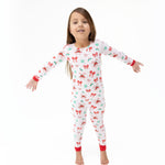 Bows & Candy Canes - Long Sleeve Loungewear Set by Angel Dear