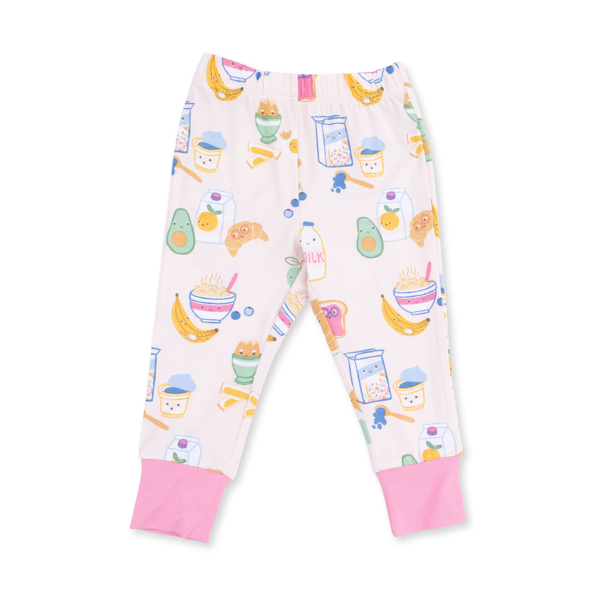 Breakfast Club Pink - Long Sleeve Loungewear Set by Angel Dear