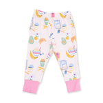 Breakfast Club Pink - Long Sleeve Loungewear Set by Angel Dear