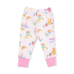 Breakfast Club Pink - Long Sleeve Loungewear Set by Angel Dear