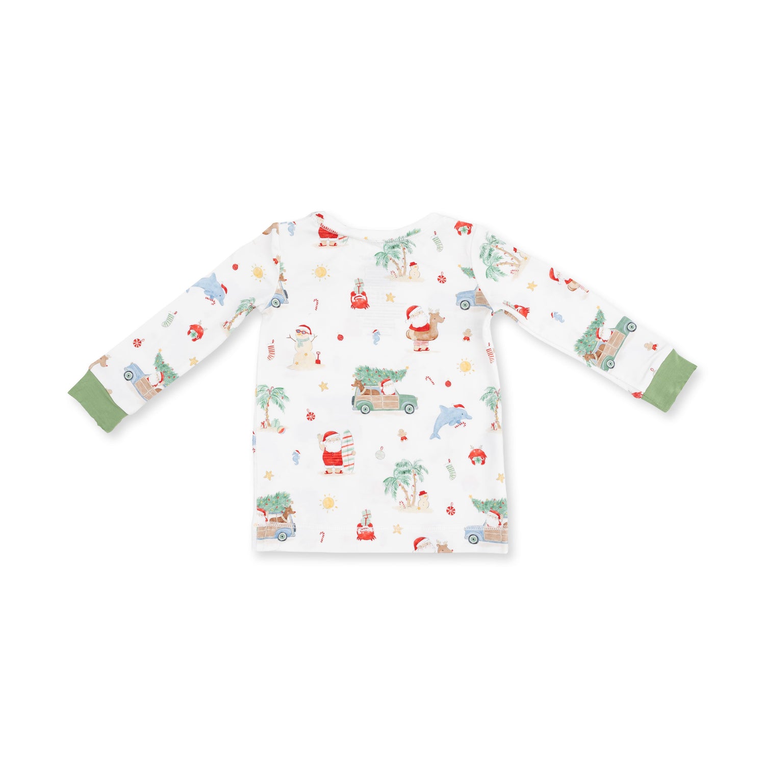 Beach Christmas -Long Sleeve Loungewear Set