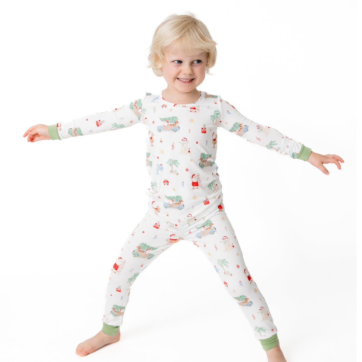 Beach Christmas -Long Sleeve Loungewear Set by Angel Dear