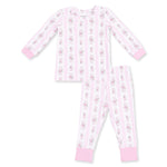 Bella Rose Stripe - Long Sleeve Loungewear Set by Angel Dear