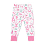 Bow Trellis Tree - Long Sleeve Loungewear Set by Angel Dear