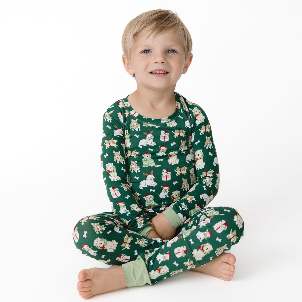 Christmas Dogs Uni - Long Sleeve Loungewear Set by Angel Dear