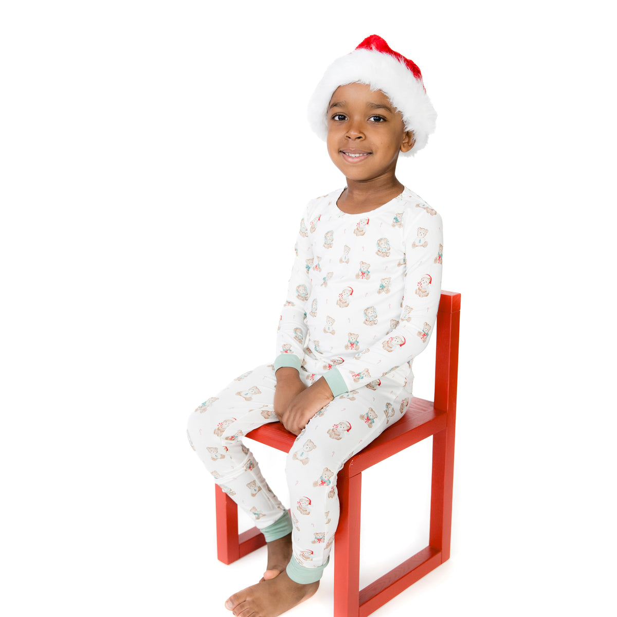 Christmas Teddy Bears Uni - Long Sleeve Loungewear Set by Angel Dear