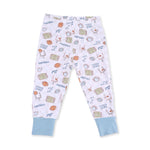 Football Check - Long Sleeve Loungewear Set by Angel Dear