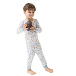 Football Check - Long Sleeve Loungewear Set by Angel Dear (view 1 of 5)