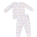 Floral Deer - Long Sleeve Loungewear Set by Angel Dear (view 2 of 5)