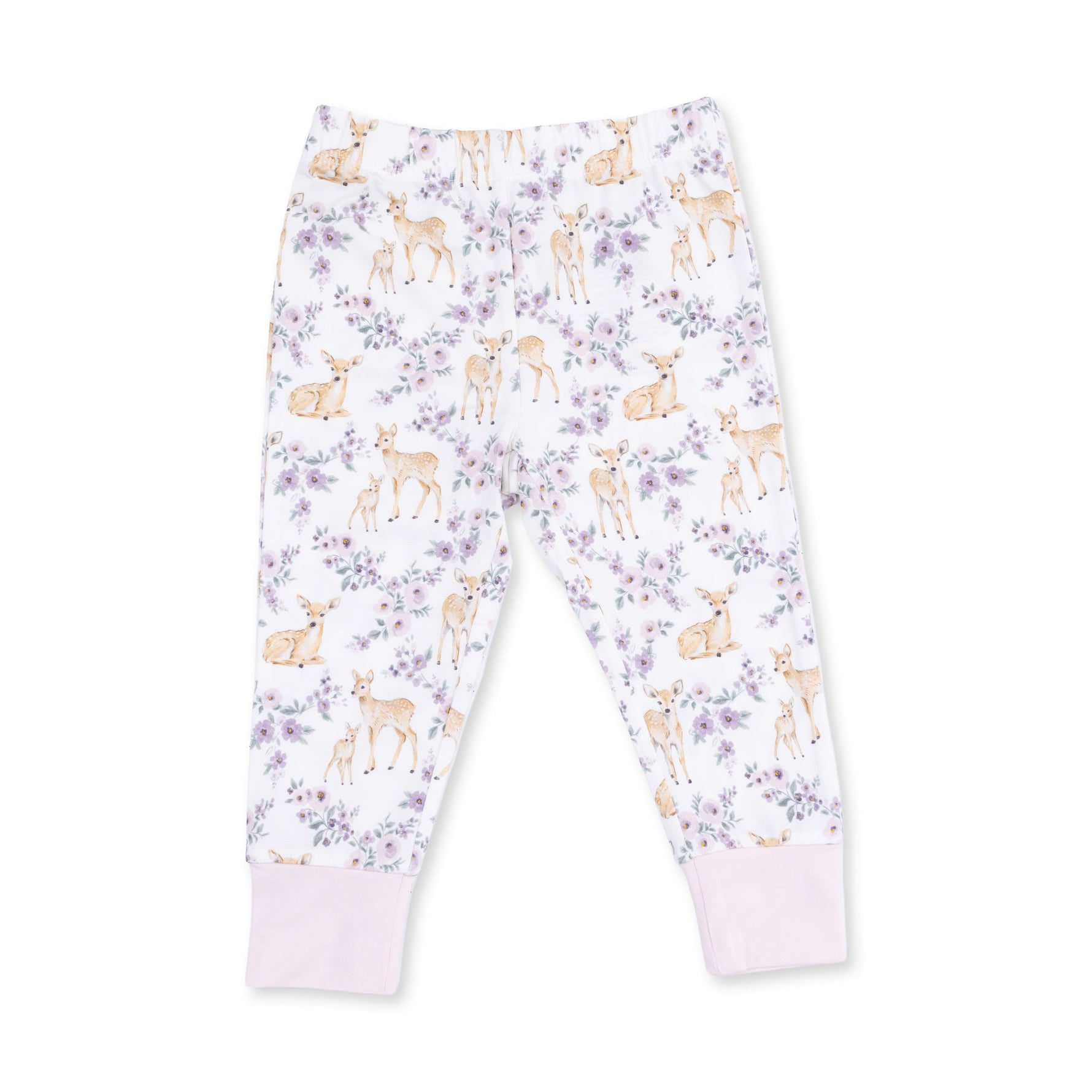 Floral Deer - Long Sleeve Loungewear Set by Angel Dear (view 5 of 5)